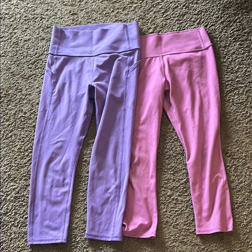 Kids' Purple and Pink Leggings